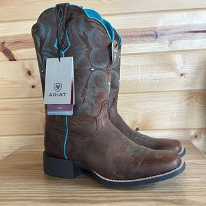 Brand new Ariat women’s  cowboy boots, square toe
